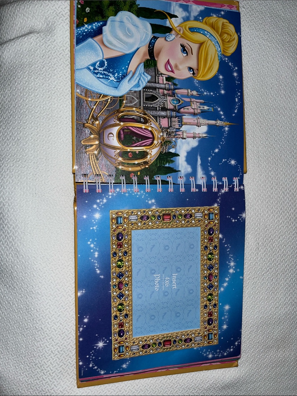 NEW Disney Princess Jewel-Toned Print Design Blank Autograph Book. - Picture 6 of 10